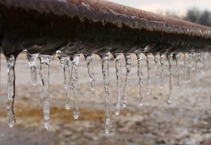 frosted over burst pipes